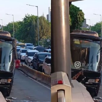 Terkait Bus Tabrak Halte TransJakarta di Petamburan, Ini Kata Paspampres