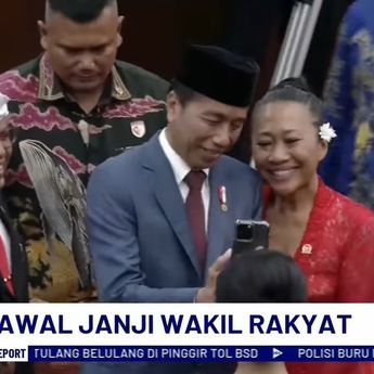 Spesial Report: Momen Presiden Jokowi Salami dan Diajak Selfie Anggota DPR, DPD, MPR RI 2024-2029