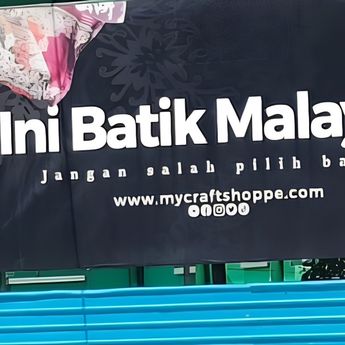 Beredar Narasi Baliho 'Jangan Salah Pilih Batik' di Malaysia, Bikin Publik Meradang