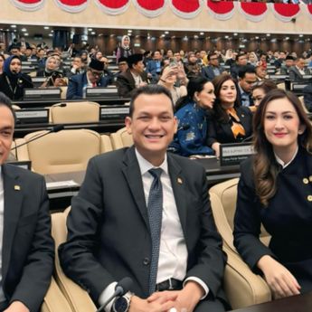 Potret Cantik Nafa Urbach Hadir di Sidang Paripurna MPR, Netter: Jangan Tidur Ya