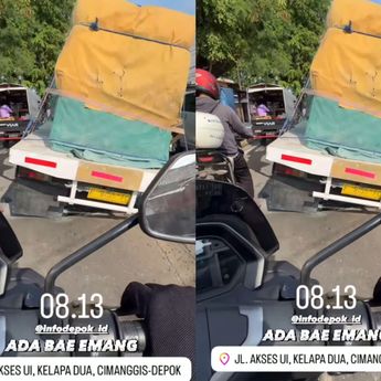 Biang Kerok Ini Bikin Macet Berjam-jam di Akses Kelapa Dua UI Depok