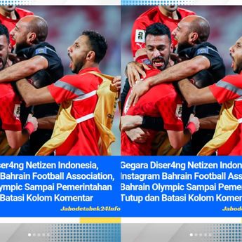 Geger Instagram Bahrain Football Association Digeruduk Netizen Indonesia