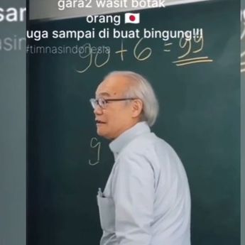 Viral Guru di Jepang Bingung 90+6=99