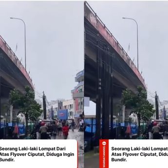 Pria Nekat Loncat dari Flyover Sampai Meregang Nyawa Bikin Geger Warga Ciputat