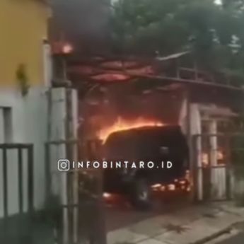 Rumah Warga Bintaro Habis Dilalap Api, Pemicunya Motor Korban Meledak Tiba-tiba