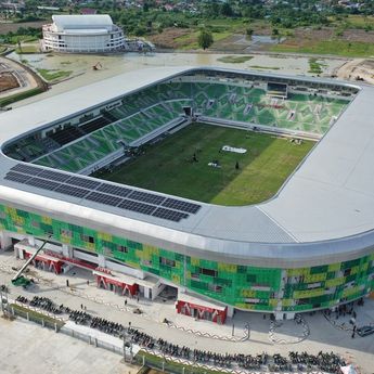 Stadion Utama Sumut Senilai Rp587 Miliar Diresmikan Jokowi Jelang Lengser, Begini Penampakannya