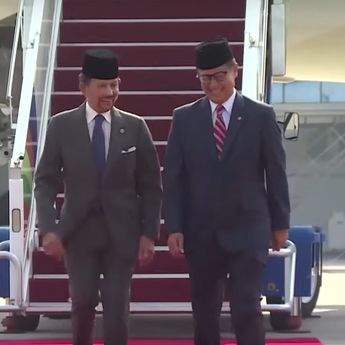 Sultan Brunei Darussalam Hassanal Bolkiah Tiba di Indonesia Jelang Pelantikan Prabowo-Gibran