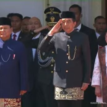 Upacara Penyambutan Prabowo Digelar di Istana