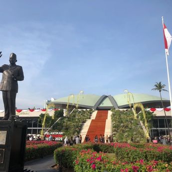 Suasana Terkini Gedung Parlemen Jelang Pelantikan Prabowo-Gibran