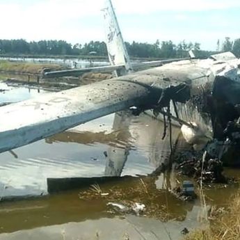 Pesawat SAM Air Jatuh di Area Bandara Pohuwanto Gorontalo, 4 Orang Tewas