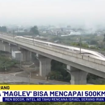 Wow! Jepang Ciptakan Kereta Super Cepat 'Maglev', Bisa Mencapai 500Km per Jam