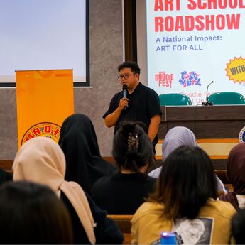 Roadshow Jakarta Doodle Fest, Dukung Mahasiswa Mengembangkan Karya Seni!