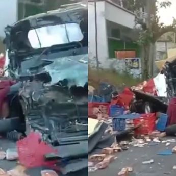 Kecelakaan Maut Mobil Truk Vs Pick Up di Madura, 1 Orang Meninggal