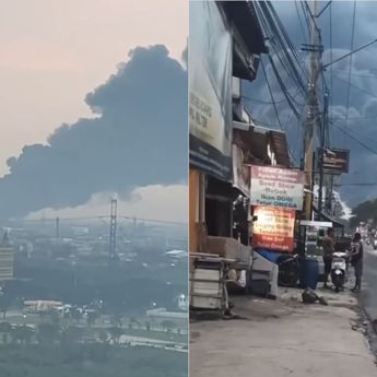 Kebakaran Hebat Terjadi di PT Indoraya, Jalan Imam Bonjol Karawaci