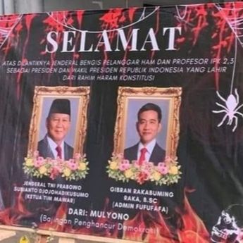 Bikin Karangan Bunga Sebut Prabowo Pelanggar HAM, BEM FISIP Unair Dibekukan (HOLD)
