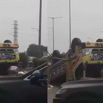 Lalu Lintas Tol Priok Menuju Cawang Macet Parah, Ada Truk Terbalik