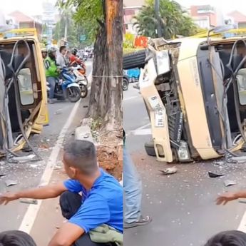 Truk Engkel Tabrak Gardu Listrik di Duren Sawit, Diduga Hindari Pejalan Kaki