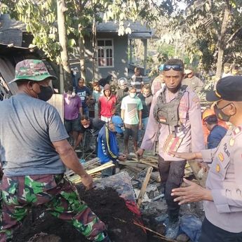 168 Personel Gabungan Bantu Evakuasi Warga Erupsi Gunung Lewotobi