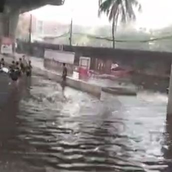 Jalan Dekat Seskoal Banjir, Pengendara Diimbau Tak Melintas