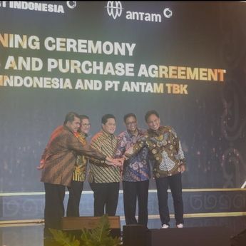 Jalin Kerjasama, Antam Resmi Borong 30 Ton Emas dari Freeport