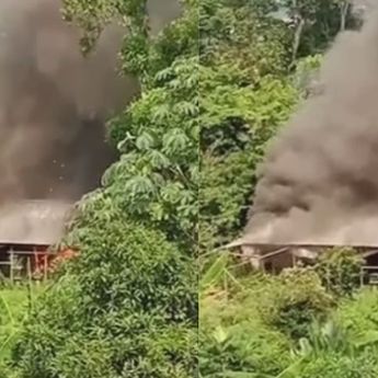 Kebakaran Hebat di Bogor Barat: Warga Panik, Keluar Api dan Asap Tebal