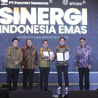 Tulang Punggung Hilirisasi, Grup MIND ID ANTAM & Freeport Sinergi Emas