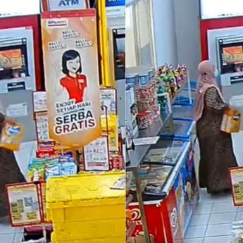 Viral di Media Sosial, Detik-Detik Seorang Ibu Mencuri Susu di Minimarket