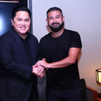 Erick Thohir dan Putra Mahkota Johor Bahas Masa Depan Sepak Bola ASEAN