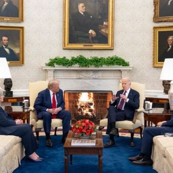 Joe Biden dan Donald Trump Bertemu di Gedung Putih, Bahas Transisi Kekuasaan