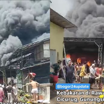 Kebakaran Gudang di Gunungsindur Bogor: Ada 1 Korban Jiwa, Damkar Padamkan Api Selama 2 Jam