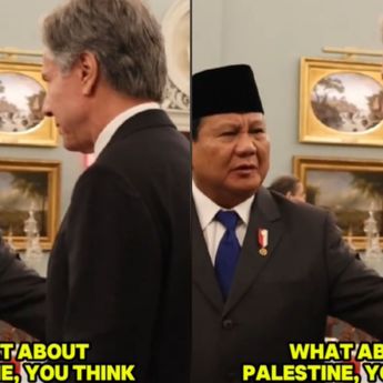 Prabowo 'Todong' Menlu AS Antony Blinken Soal Isu Palestina, Begini Jawabannya