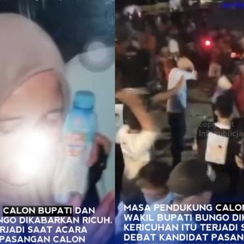 Bikin Malu! Pendukung Paslon Bupati Bungo Jambi Bentrok Gegara Saling Ejek hingga 4 Orang Terluka