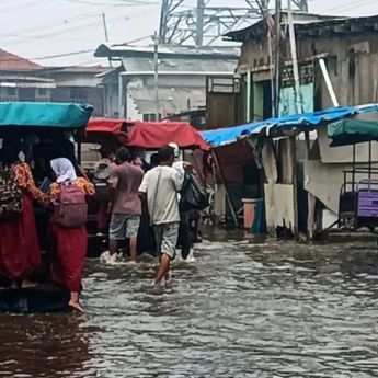 Banjir Rob Terjang Jakarta Utara, Rendam 3 RT dan 4 Ruas Jalan