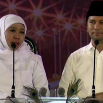 Poltracking di Pilkada Jatim: Khofifah-Emil 68,4%, Risma-Zahrul 24,2% dan Luluk-Lukman 3,8%