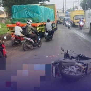 Tragis! Pengendara Motor Tewas Tabrakan dengan Truk di Narogong Pagi Ini