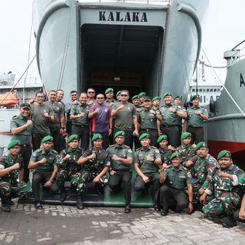 KSAD Maruli Cek Kesiapan Satuan Angkutan Air TNI AD