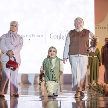 Dari Plus Size hingga Down Syndrome: Kenan Hijab Indonesia Hadirkan Inclusive Model di Catwalk