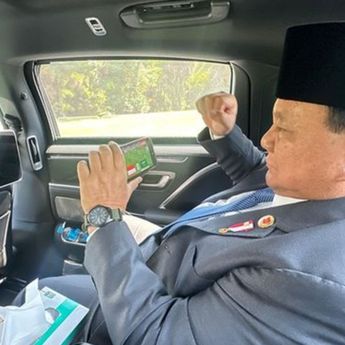 Sedang KTT di Brasil, Prabowo Sempatkan Nonton Timnas Indonesia vs Arab Saudi