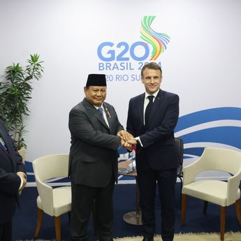 Prabowo Adakan Pertemuan Bilateral dengan Presiden Emmanuel Macron di KTT G20