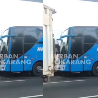 Kecelakaan Mengerikan Beruntun 4 Kendaraan di Tol Jakarta Cikampek KM23 Pagi Ini