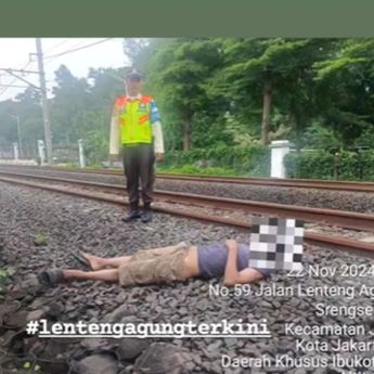 Calon Penumpang Dihantam KRL di UI, Sampai Terkapar di Pinggir Rel