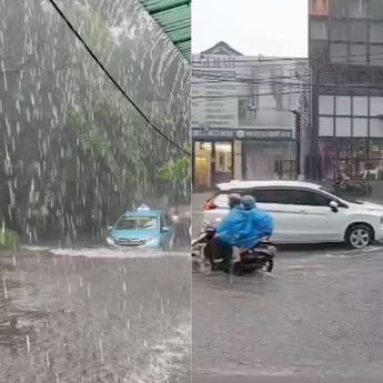 Hujan Deras Bikin Bintaro Banjir