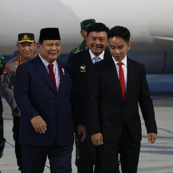 Prabowo Kembali ke Indonesia Setelah Kunjungan Kerja ke Enam Negara