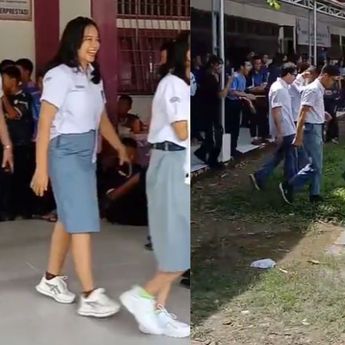 Viral! Guru Cosplay Jadi Anak SMA di Hari Guru Nasional