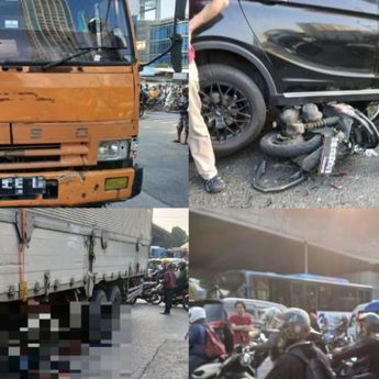 Kronologi Kecelakaan Maut Truk Tronton di Slipi, Tabrak 8 Kendaraan, 1 Korban Tewas Mengenaskan