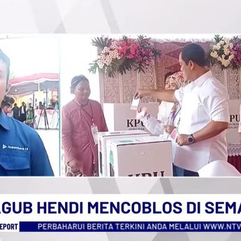 Special Report: Pasangan Andika-Hendi Nyoblos di TPS 03 Lempongsari Semarang, Tapi Beda Waktu