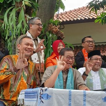 Deklarasi Kemenangan, Pramono: Kami Berterima Kasih kepada TNI-Polri