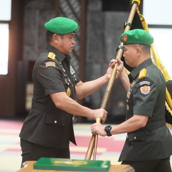 KSAD Jenderal Maruli Simanjuntak Pimpin Sertijab Pangdam Bukit Barisan dan Danseskoad