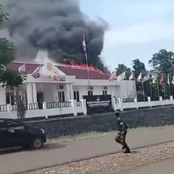 Kantor KPU Morowali Sulteng Kebakaran, Kotak Suara Berhasil Diamankan