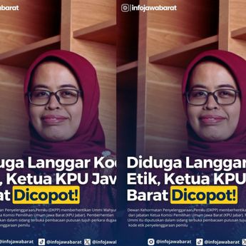 Langgar Kode Etik, Ketua KPU Jawa Barat Dipecat